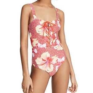 Onia Raquel Lace Up One Piece Size Small